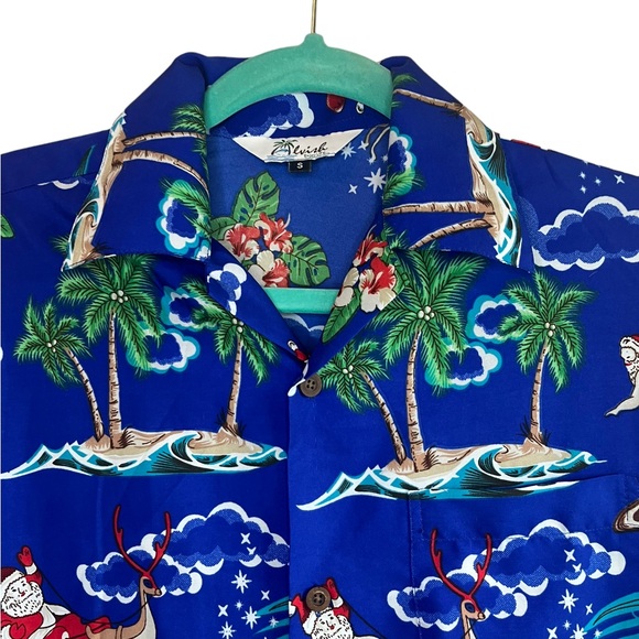 Alvish Santa Claus Hawaiian Shirt - Picture 2 of 5